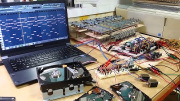 Counting Stars by Onerepublic - Arduino Powered MIDI Robot Orchestra