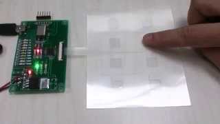 Flexible touch panel with touch module of capacitive sensor. screenshot 5