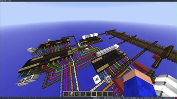 8-bit Computer in Minecraft with CC and PR! - Counting 8-bit numbers with two 4-bit ALUs!