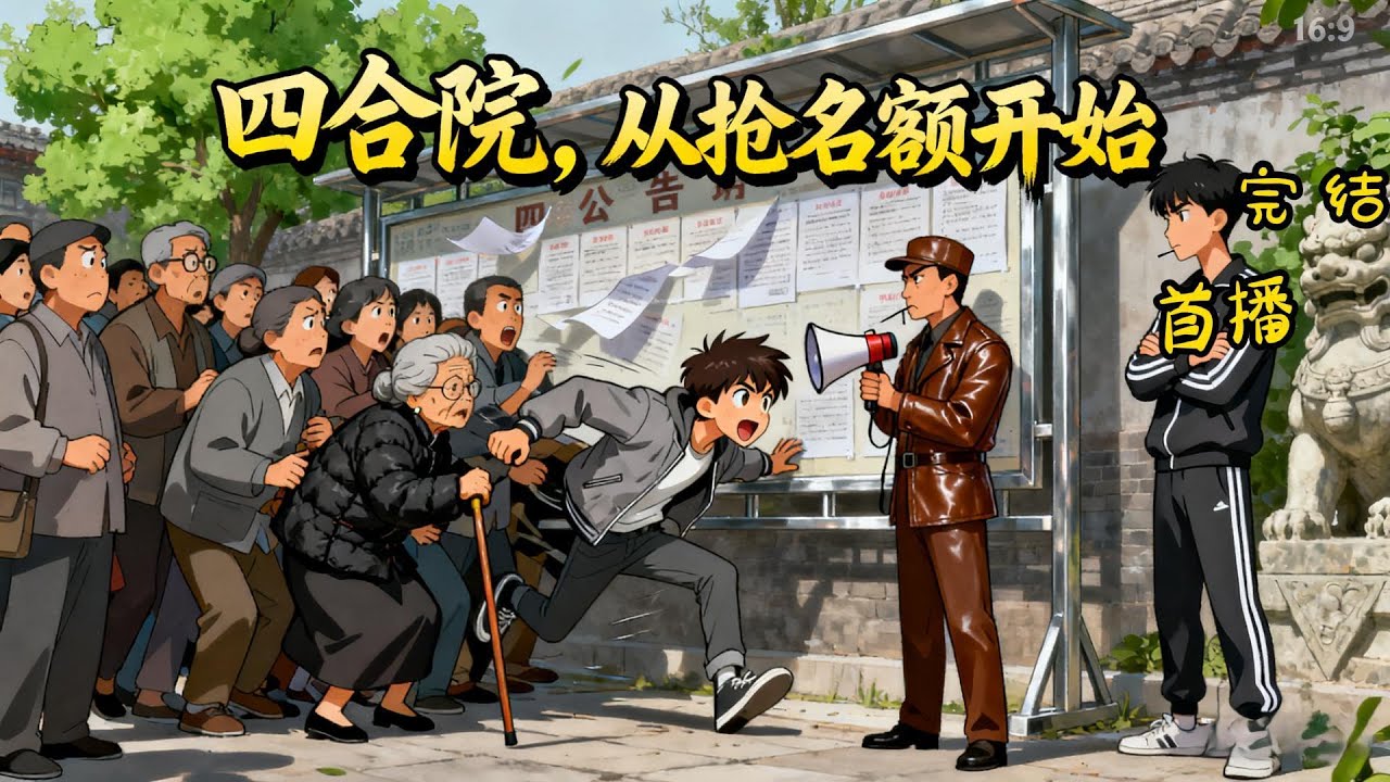 《四合院，从抢名额开始》重生到四合院一个同名同姓的小孩儿身上，从此走上了坑禽之路。#有声漫画#四合院#穿越#爽文