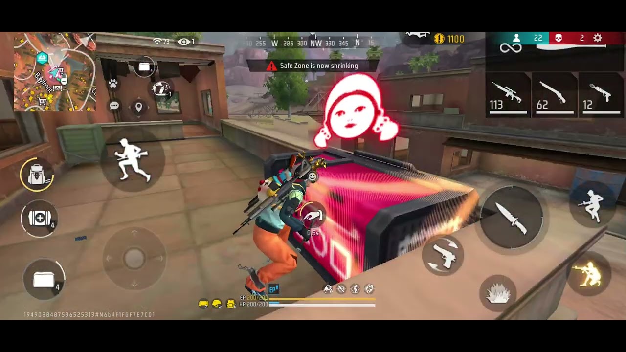 Free fire node-193 br ranked gameplay 