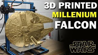 3D PRINTED MILLENIUM FALCON | CREALITY CR-10