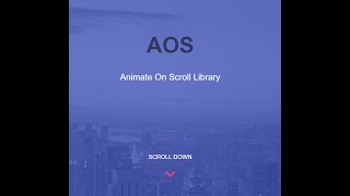 Animate Div / Content on Scroll in TELUGU | how to use AOS animation in html & React | Animations