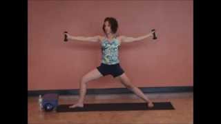 Yoga with Free Weights for weight loss and muscle tone screenshot 5