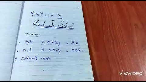 Class III, English , week01,Lecture #02