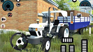 New Eicher 485 4X4 Tractor OffRoad Transport Drive - Indian Tractor Simulator 3D - Android Gameplay screenshot 1