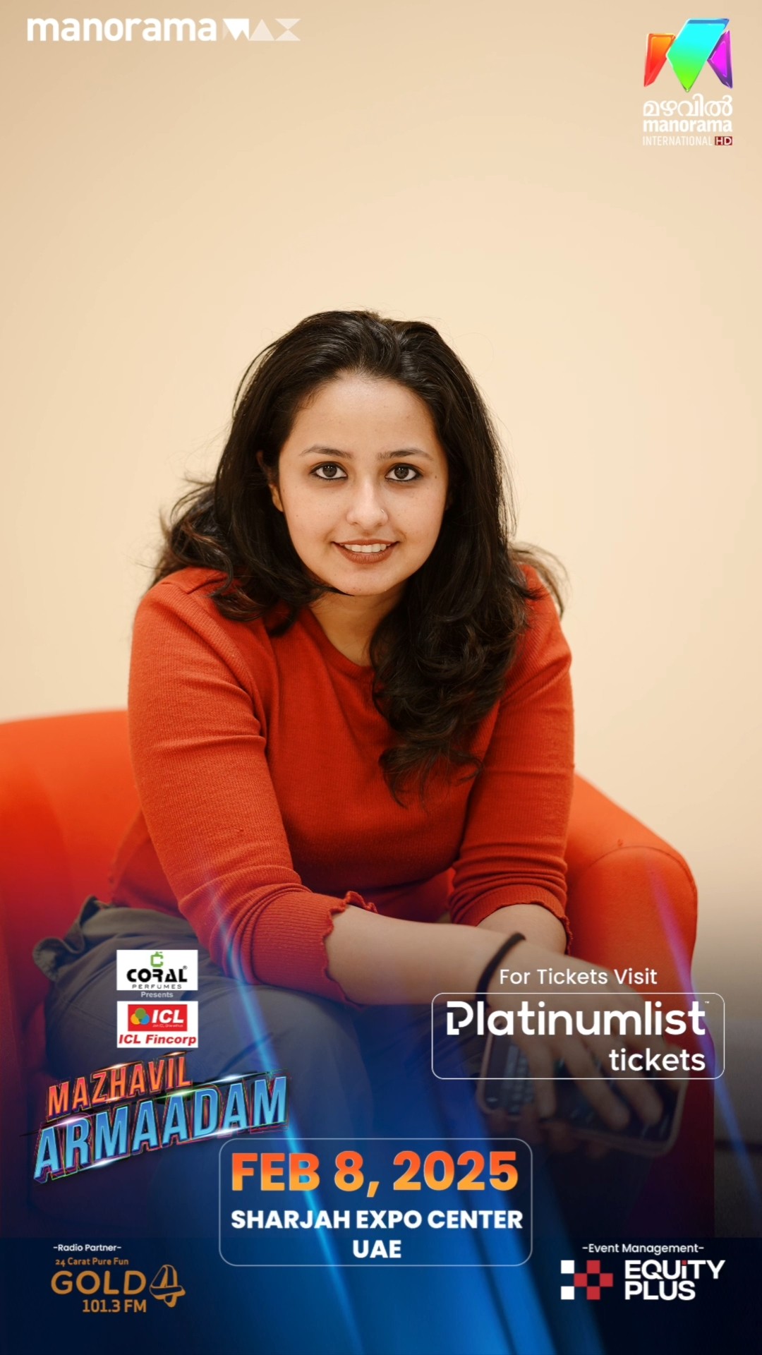 HEAVY ENTERTAINMENT ALERT! Sharjah, get ready for jaw-dropping performances from Anna Prasad!
