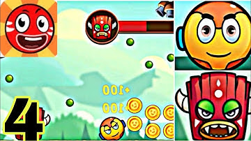 Red Ball 2021- Roller Ball: Bounce Ball Heroes Gameplay Walkthrough part 4 (Android,ios)