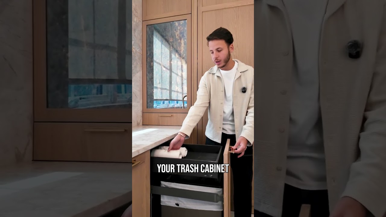 Hide you trash in your kitchen