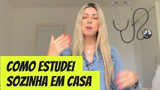 COMO PASSEI EM MEDICINA NA FEDERAL PELO ENEM ESTUDANDO SOZINHA EM CASA📚