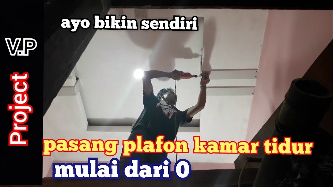 Plafon kamar  Tidur  ukuran kecil  agar terlihat keren 