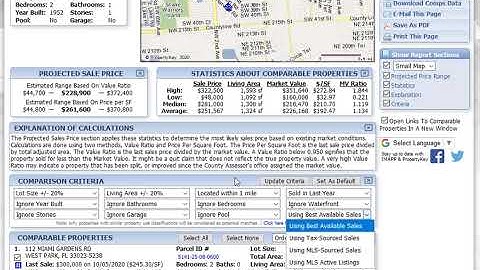 iMapp Basic Training - Adjusting Comps Criteria