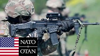 U.S. Army, NATO. Soldiers test the CZ BREN 2 assault rifle in the Czech Republic.