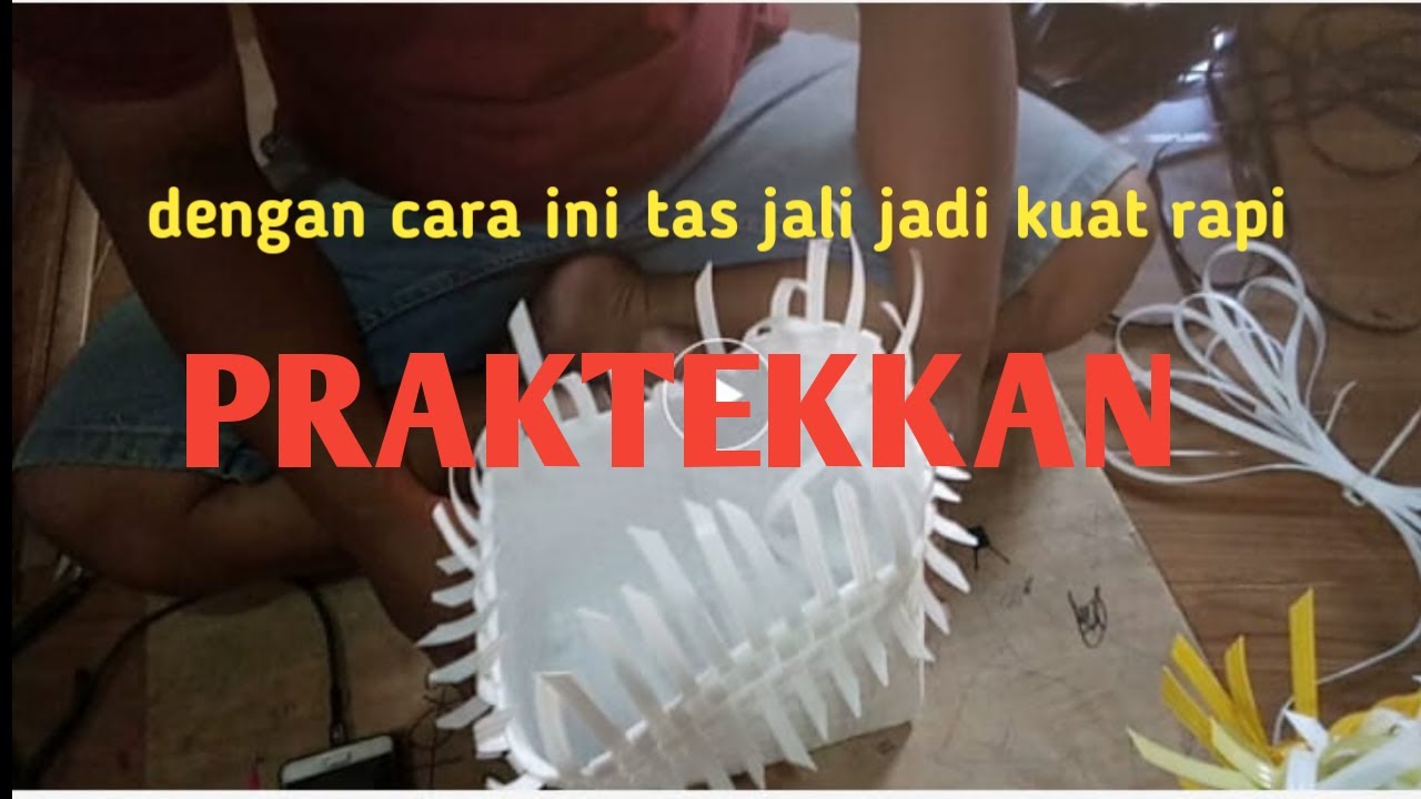 Rapi Jali cara mengunci tas jali yg benar biar tas jd kuat dan rapi - YouTube
