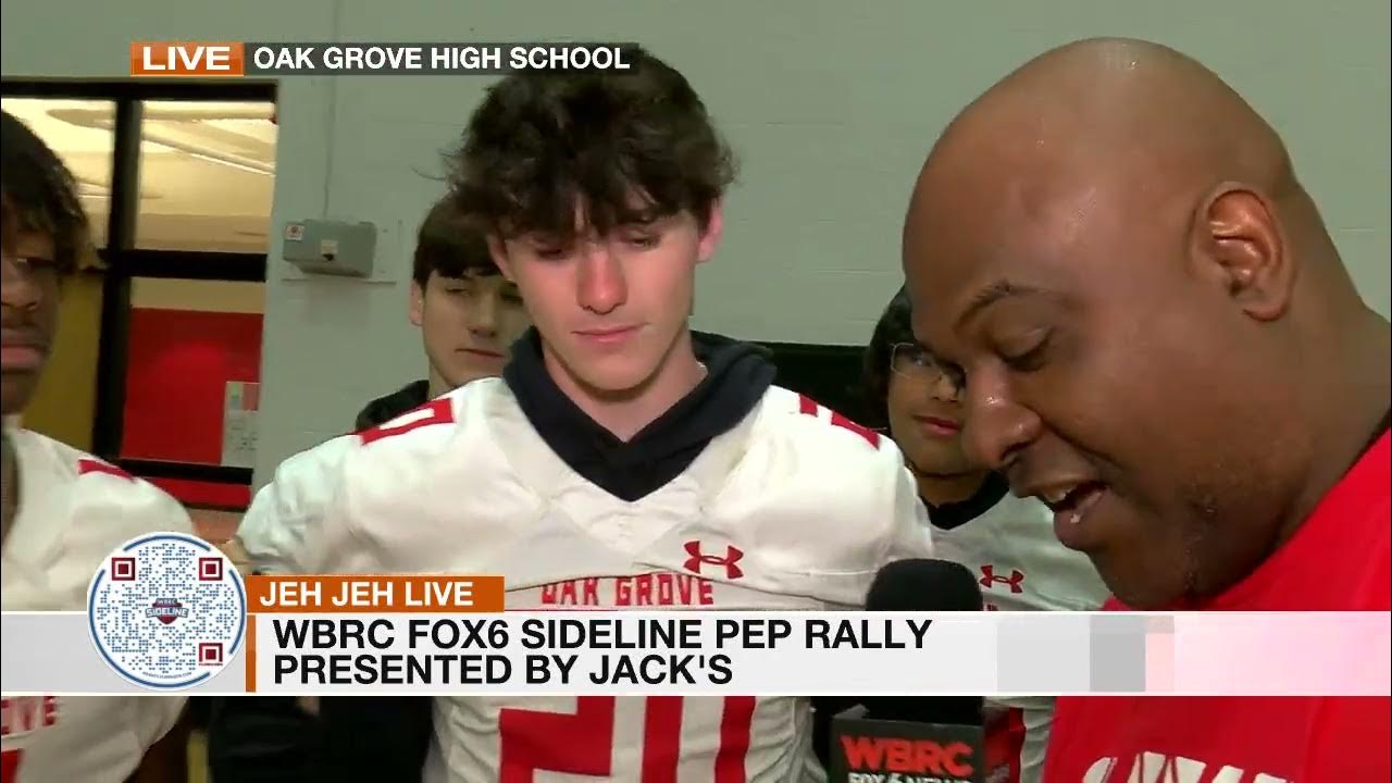 Oak Grove Pep Rally with Jeh Jeh from WBRC Fox6 YouTube