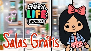TOP 4 IDEIAS DE SALAS GRÁTIS! (Toca Life World)