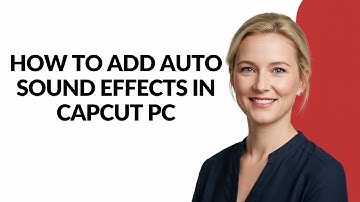 How to Add Auto Sound Effects In Capcut Pc - Julia