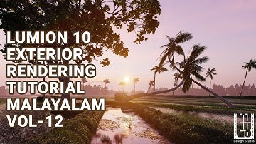 LUMION 10 EXTERIOR RENDERING Malayalam tutorial#lumiontutorialmalayalam#exteriorrenderlumion#