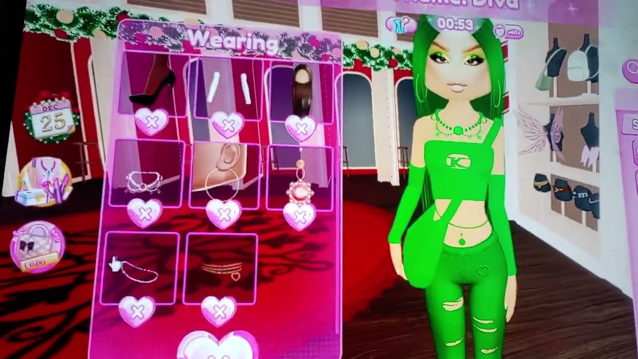 Igram dress to impress ali samo u zelenoj boji.