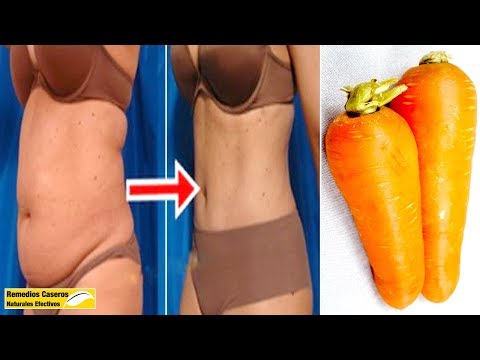 Cómo Bajar De Peso Rápido Con Zanahoria, Perder Grasa Abdominal En Solo 5 Días