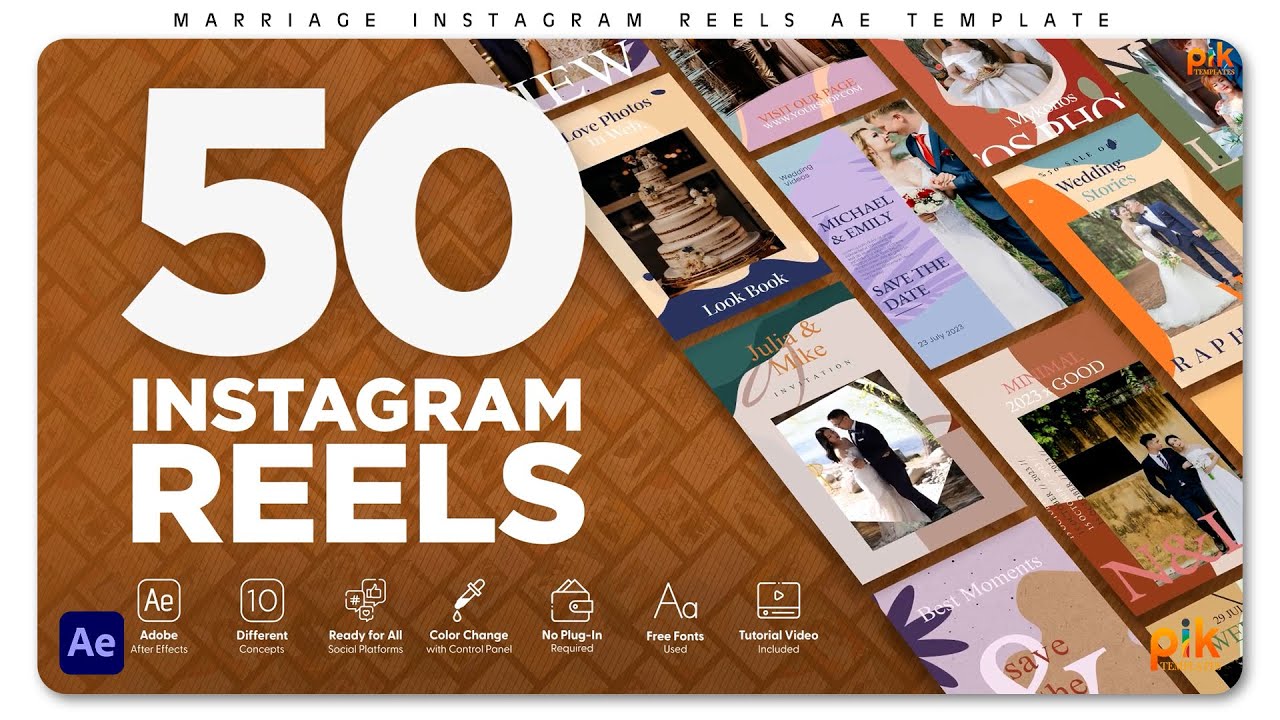 Marriage Instagram Reels - After Effects Template