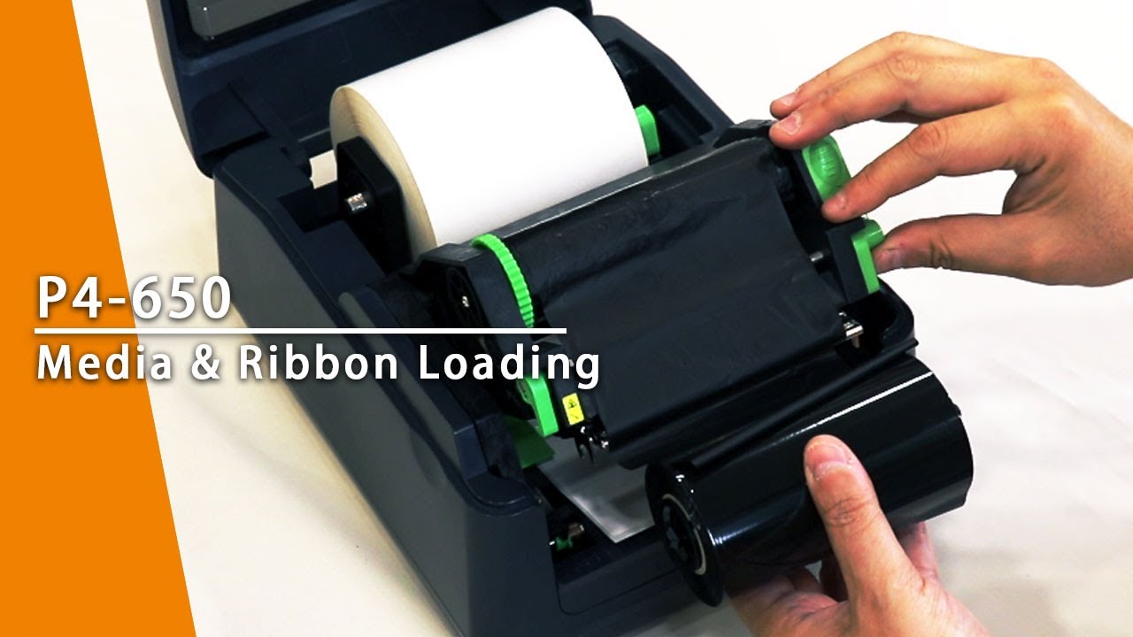 [P4-650/ P4-650 Pro] Media & Ribbon loading - YouTube