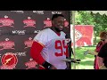 Chiefs training camp 2019: DT Khalen Saunders speaks to the media