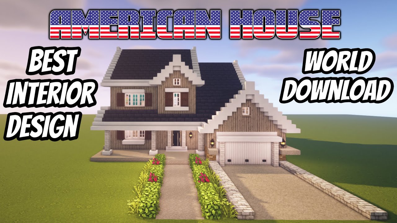 Minecraft New American House Youtube 1DC