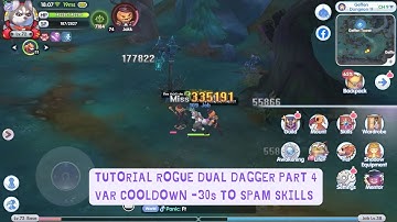 [ROX] TUTORIAL ROGUE DUAL DAGGER PART 4 - SPAM SKILLS FOR BETTER DAMAGE