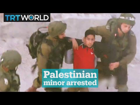 Israeli soldiers arrest 13-year-old Palestinian boy for no reason