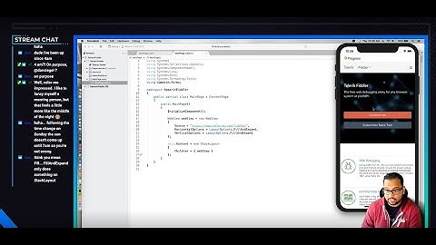 Sam Basu: Fiddler for Xamarin Devs #irl #twitch #stream