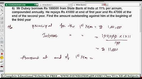 Problems on Compound Interest _ Part 3 || Class 9 Maths ICSE ||