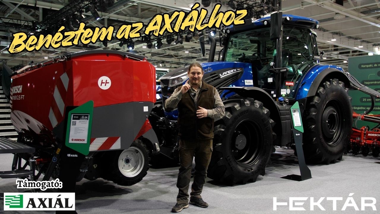 LANDINI és CLAAS traktorok, MANITOU mezőgazdasági rakodógépek és teleszkópos HORSCH vetőgép