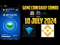 gemz daily combo cards 10 July 2024 | gemz daily combo cards today| gemz daily combo