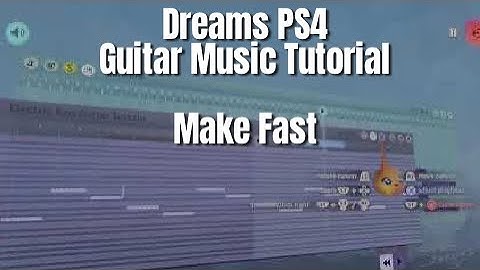 Dreams PS4/PS5 music tutorial Guitar\Rock beats - How To make Music