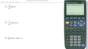 The TI-89 Graphing Calculator and Calculus