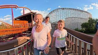 End of Summer 360 Tour at Six Flags Great America! Raging Bull, Wrath of Rakshasa & Demon Challenge!