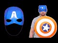 How to make Captain America MASK Helmet