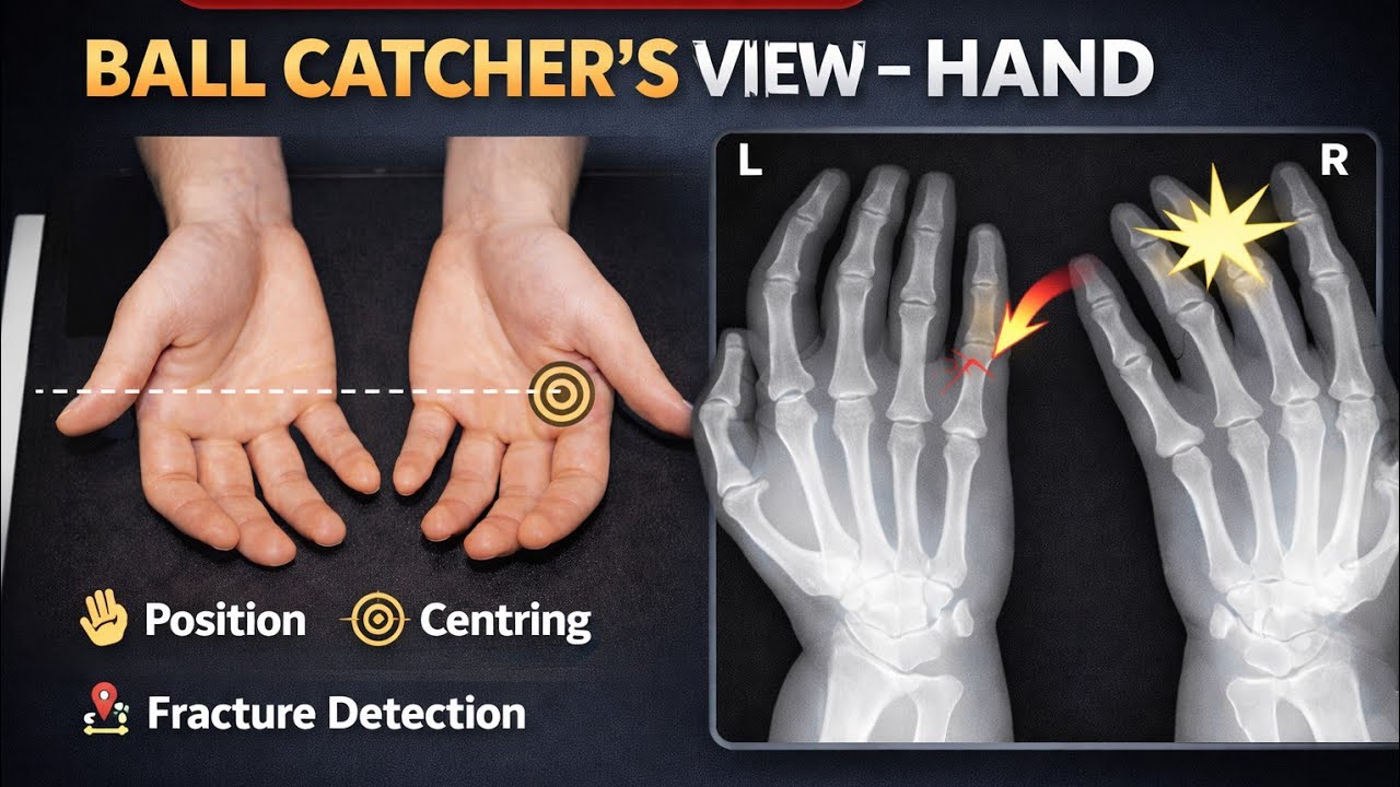 Ball catcher's view both hands कैसे करते है! indication, Position ...