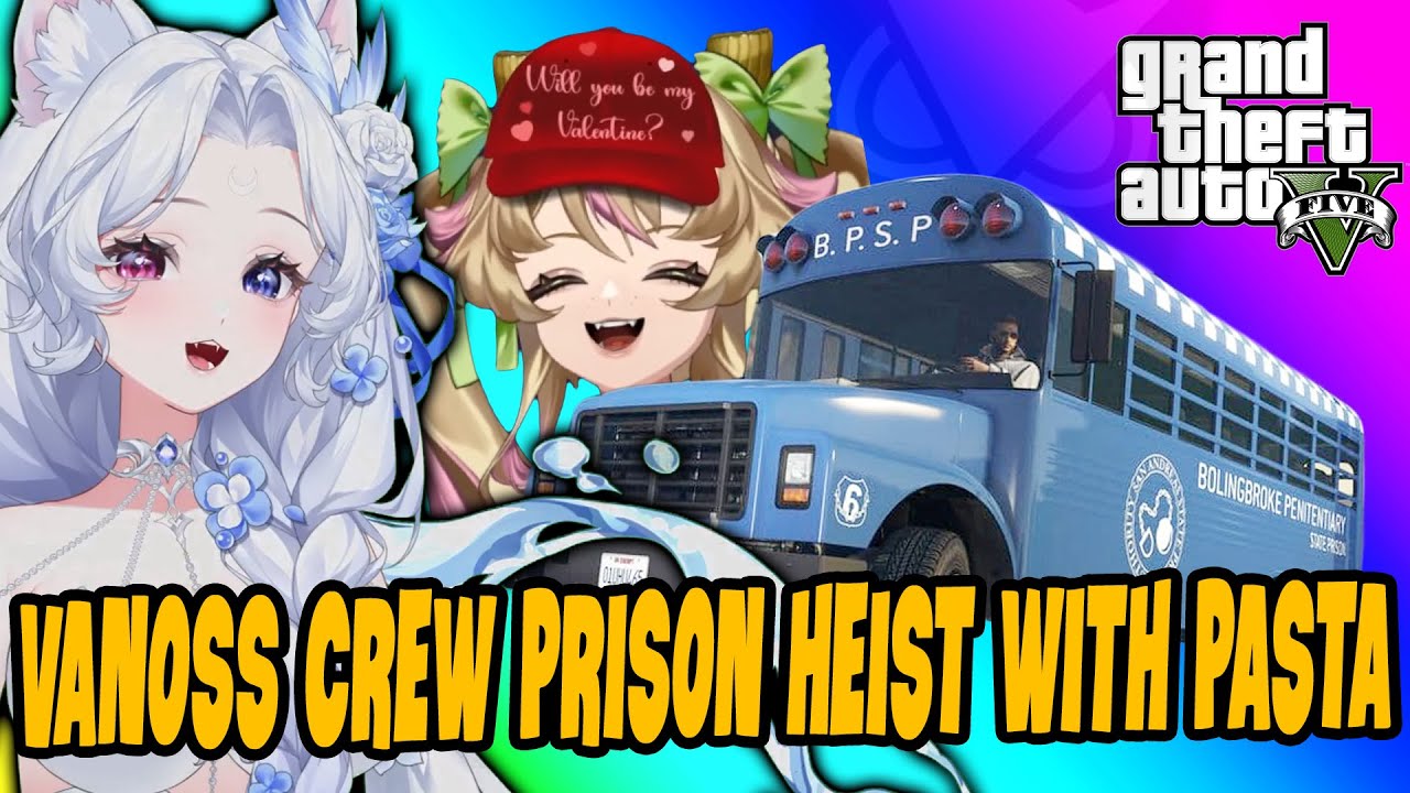 Yueri Reacts to VanossGaming's  GTA5 | Prepping the Prison Heist Again with Pasta! Part 1