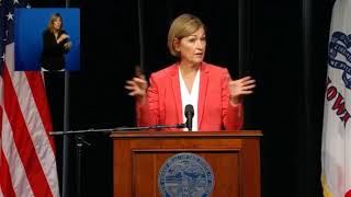 Iowa governor falsely claims to have followed White House task force recommendations