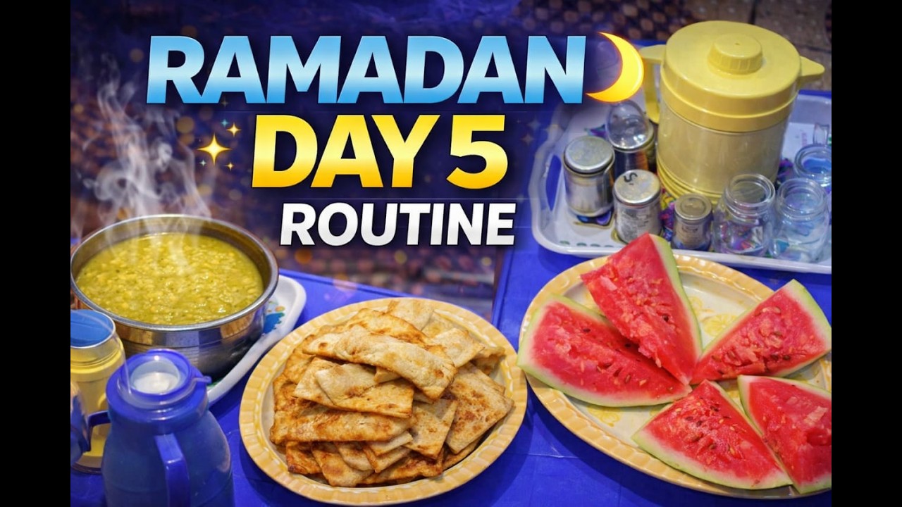 Maalinta 5 ee ramadaan 🌙Routine maalintayda