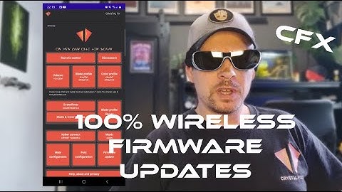Update the Crystal Focus 10 (CFX) firmware completely wirelessly over Bluetooth using Crystal FX app