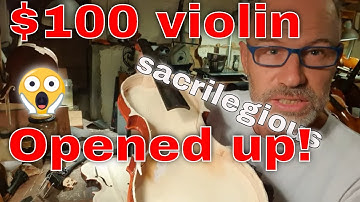 I open up the 100 dollar violin