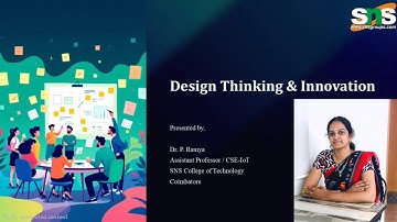 Introduction | Design Thinking & Innovation | SNS Institutions