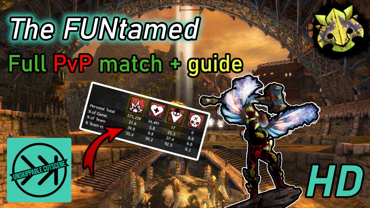 GW2 PvP The FUNtamed Untamed Ranger Full Match and Build End of