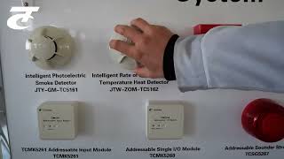 Addressable Fire Alarm And Linkage Fire Fighting #firealarm #firealarms #firealarmtechnician