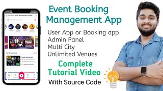 Event management app making tutorial in hindi, step by step development process. screenshot 4