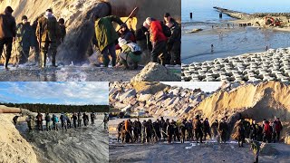 Bursztynowa Gorączka. Z rury leci bursztyn. Przekop Mierzei Wiślanej - 08.05.2021