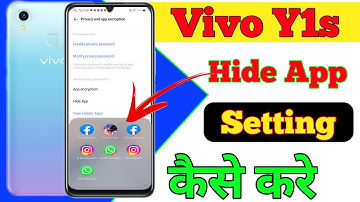 Vivo y1s Hide App Setting || How to Hide Apps Kaise Kare Vivo y1s || Ues Hidden App On Vivo y1s